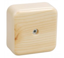 Коробка КМ41206-04 распаячная для о/п 50х50х20мм сосна (с контактной группой)