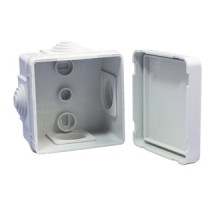 PlastElectro Коробка распределительная для наружного монтажа 65х65х40, 4вводаPg15, IP54 (PE 120 013)