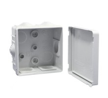 PlastElectro Коробка распределительная для наружного монтажа 85х85х40, 6вводовPg15, IP54 (PE 120 008)