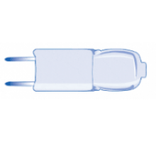 Лампа галогенная капсульная 50W 220V, 9.5x33 G5.3, прозрачная (HS CL 20 G4 V)