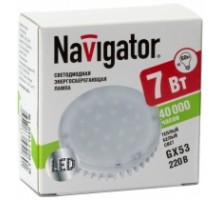 Navigator Лампа светодиодная 7W, угол рассеивания 120С, 4000К, GX53 (94269) / цилиндр (NLL-GX53-7-230-4K)
