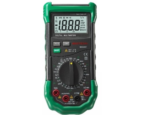 Mastech  MS8261 Мультиметр цифровой 1000/750В 10А/10А 200МОм 20нФ д/т-тест прозвон  , -01, MS8261