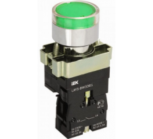 ИЭК Кнопка управления LAY5-BA31 без подсветки зеленая 1з (BBT60-BA-K06)