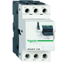 Schneider Electric GV Автоматический выключатель с магнитным расцепителем 1.6А, кноп.упр. (GV2LE06)